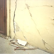 Damage at the Arcadia Public Library resulting from the Sierra Madre earthquake on June 28, 1991.  The earthquake measured 5.8 on the richter scale and occurred at 7:43am.