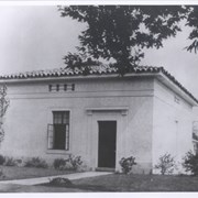 First community dial office in the Bell system was located in this 29 ft. x 33 ft. building at 19 East Alice.  It belonged to Southern California Telephone Company.