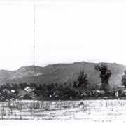 The "Smoot Hole" and dump before cleaning began in 1938 just prior to subdivision of El Rancho Village.