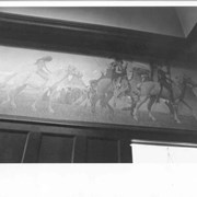 Portion of Maynard Dixon murals in Indian Hall at Anoakia.